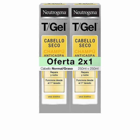 Neutrogena T/Gel Anti-Dandruff Shampoo Шампунь против перхоти для сухих волос 2 х 250 мл