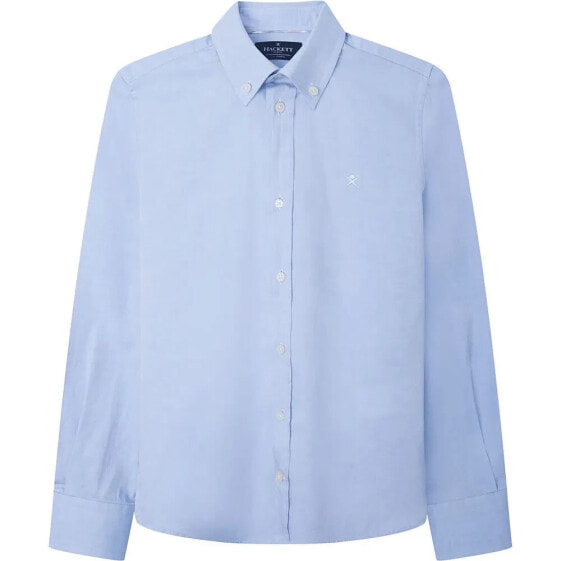 HACKETT Washed Oxford long sleeve shirt