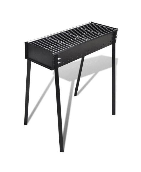 BBQ Stand Charcoal Barbecue Square 30" x 11"
