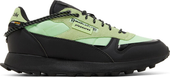 [H06244] Mens Reebok CLASSIC LEATHER TRAIL 'PLEASURES NEON MINT'