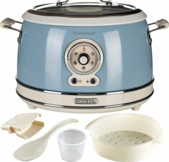 Ariete Ariete Vintage Food Steamer, blue