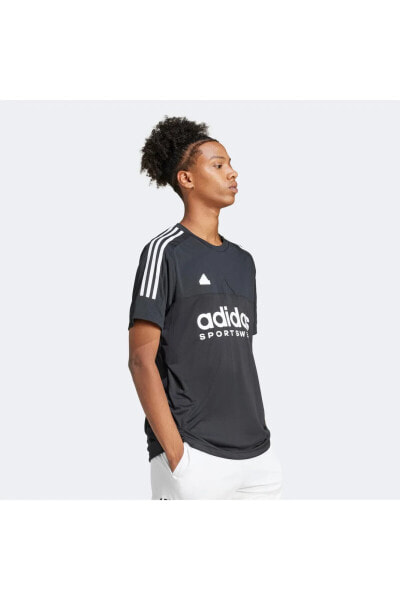 Футболка Adidas Tiro Tee Q1 Женская черная