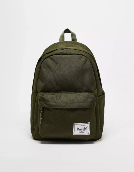 Herschel Supply Co classic backpack with laptop sleeve in dark green