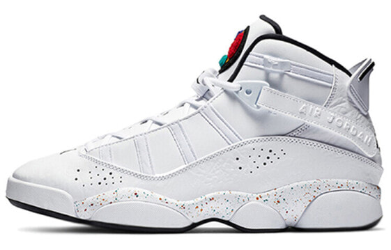 Air Jordan 6 Rings Confetti GS 323419-100 Sneakers