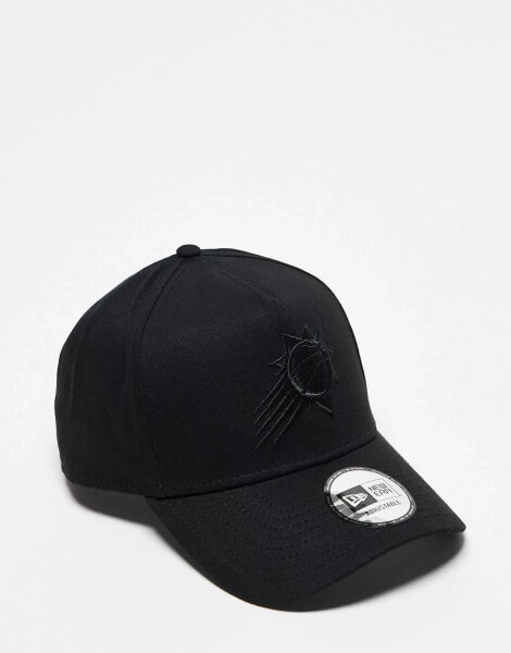 New Era Pheonix Suns A frame cap in all black