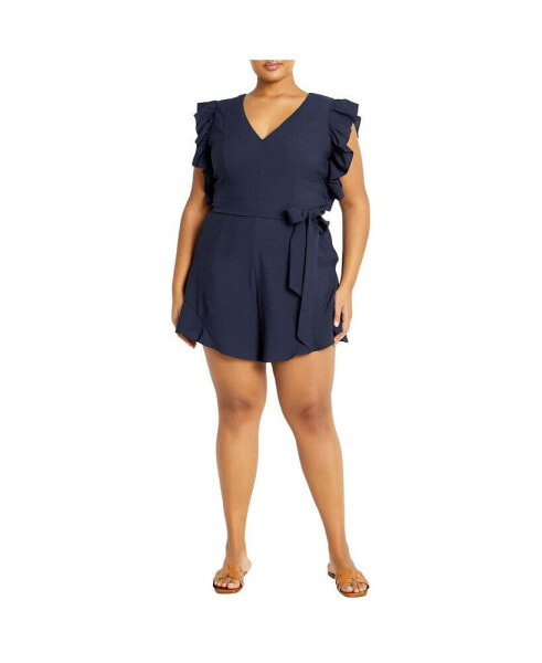 Plus Size Fee Playsuit