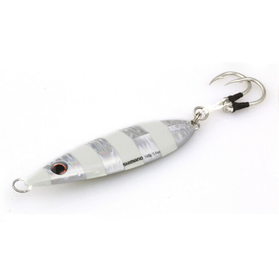 Shimano Zebra Glow BUTTERFLY FLAT-FALL Jigs (BFLFF100ZG) Fishing