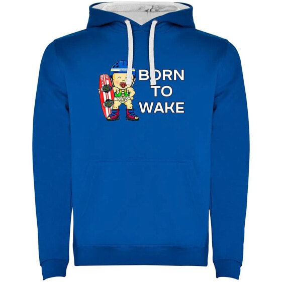 KRUSKIS Born To Wake Two-Colour hoodie