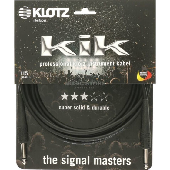 Klotz KIK1.5PPSW instrument cable 1,5 m