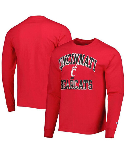 Men's Red Cincinnati Bearcats High Motor Long Sleeve T-shirt