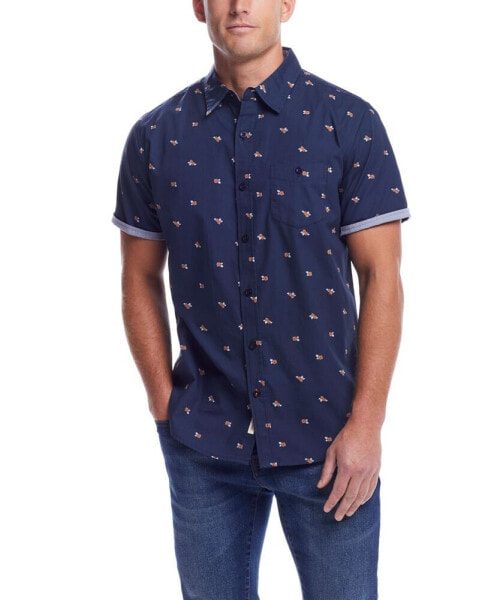 Men's Short Sleeve Cotton Poplin Shirt