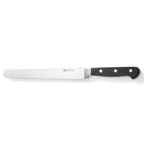 Нож кухонный Profesjonalny do szynki i łososia kuty ze stali Kitchen Line 215 мм - Hendi 781326