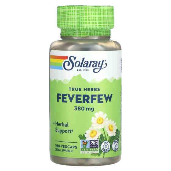 True Herbs, Feverfew, 380 mg, 100 VegCaps