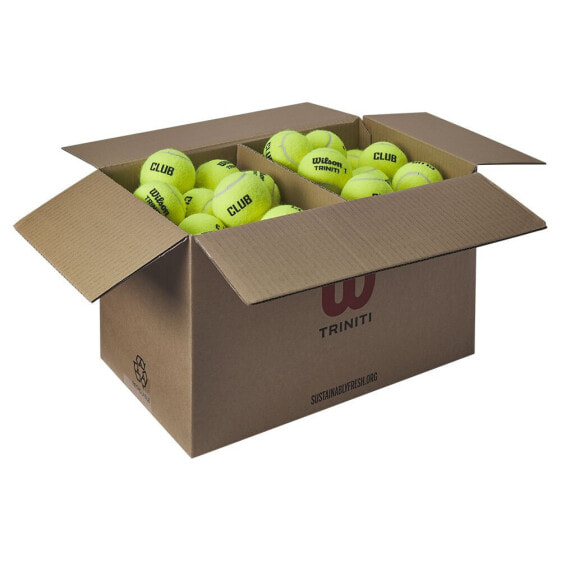 WILSON Triniti Club Tennis Ball Box 72 Units