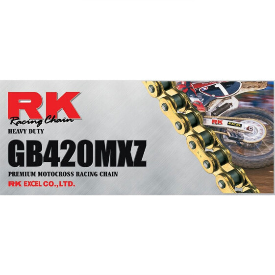 Цепь для мотокросса RK 420 MXZ Non Seal - Спортивная'D&' Запчасти - RK 420 MXZ_CLIP - цепь {moshtnost'}}