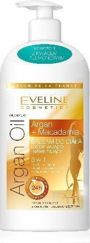Eveline Eveline Salon De La France Balsam do ciała ujędrniająco-nawilżający 3w1 Argan Oil & Macadamia 350ml