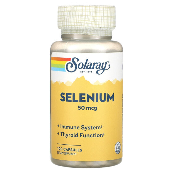 Selenium, 50 mcg , 100 Capsules