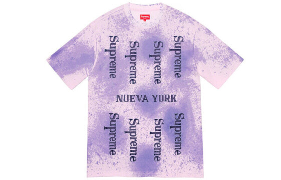 Supreme SS20 Week 13 Nueva York S/S Top 渲染Logo满印圆领宽松短袖T恤 男女同款 / Футболка Supreme SS20 Week 13 Nueva York SS Top LogoT SUP-SS20-657