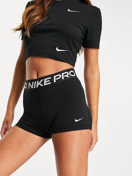 Nike Training Pro 365 3inch shorts in black