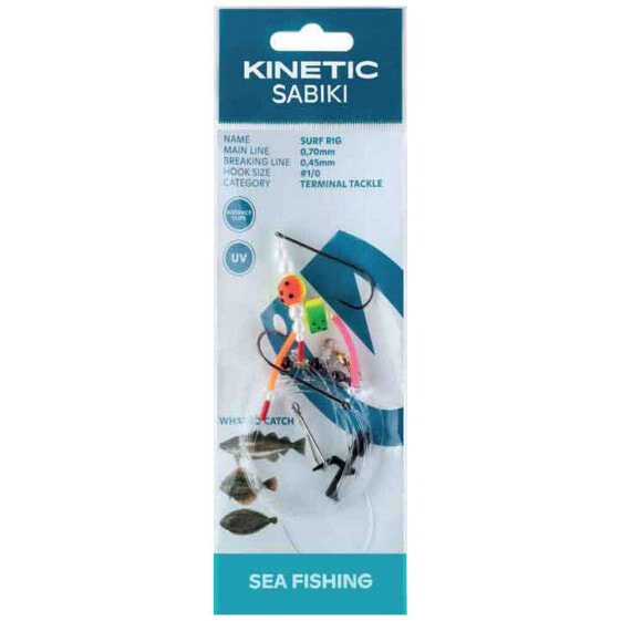 KINETIC Sabiki Surf Feather Rig