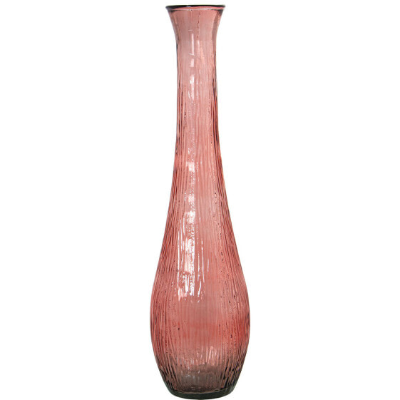 Floor vase Alexandra House Living Pink Crystal 24 x 24 x 90 cm