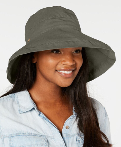 Cotton Big Brim With Inner Drawstring