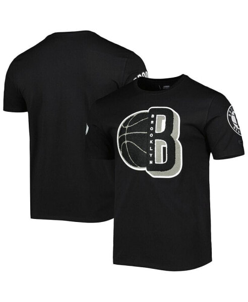 Men's Black Brooklyn Nets Mash Up Capsule T-shirt