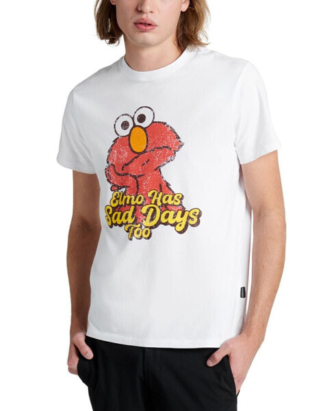 X Sesame Street Men's Slim Fit Elmo T-Shirt