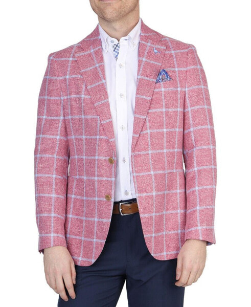 Yarn Dye Windowpane Sport coat Blazers