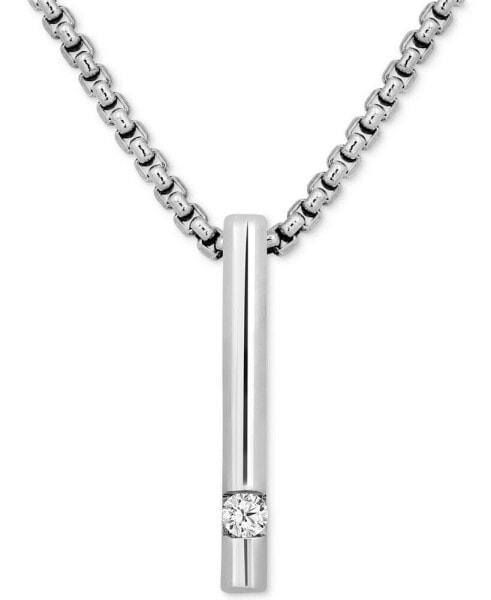 Подвеска Macy's Diamond Solitaire Vertical Bar 22