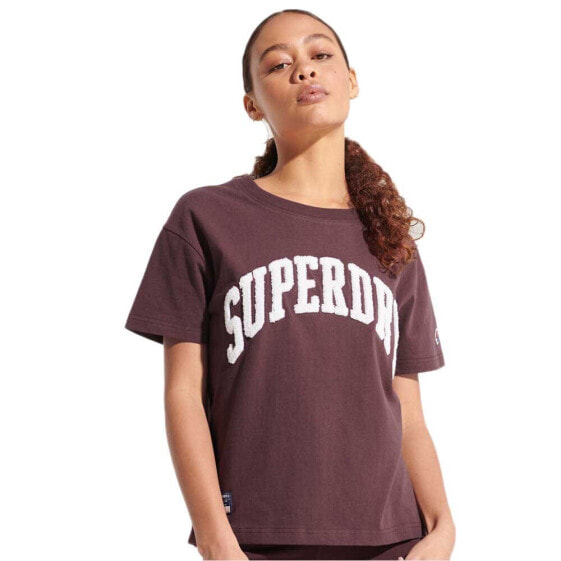 Футболка Superdry Varsity Arch Boxy с коротким рукавом