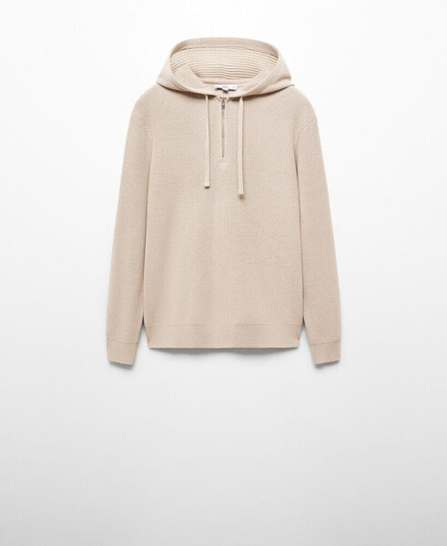 Men's Hooded Knit Sweatshirt