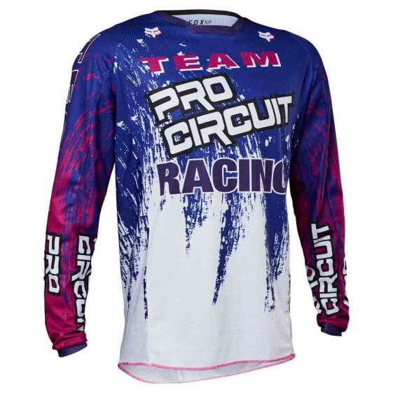 Мужская футболка FOX RACING MX Pro Circuit 180 с длинным рукавом