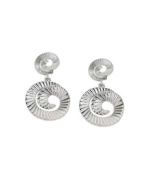 Women's Swirl Drop Earrings