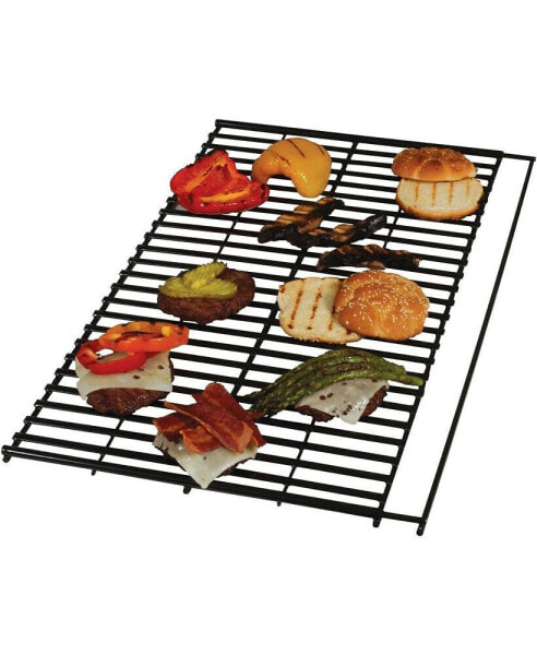 Steel Porcelain Grill Grate, Black - 0.68 x 25 x 14.19 in.