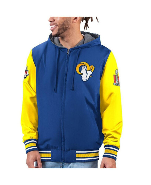 Куртка мужская реверсивная G-III Sports by Carl Banks Los Angeles Rams синяя, золотая