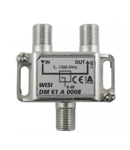 WISI 75112 - Cable splitter - Silver - A - F - 47.5 mm - 25.5 mm