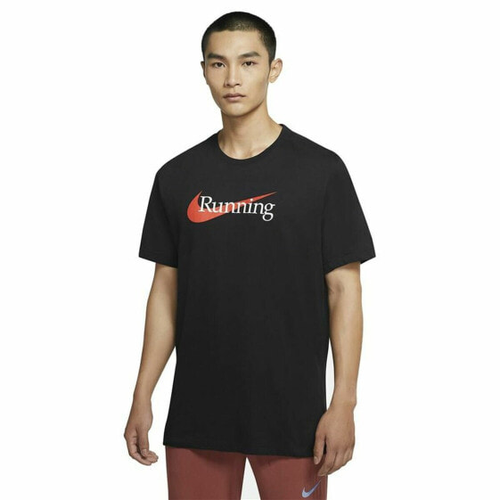 Men’s Short Sleeve T-Shirt Nike Dri-FIT Black