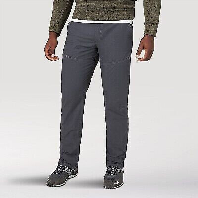Wrangler Men's ATG Canvas Straight Fit Slim 5-Pocket Pants - Navy 34x32