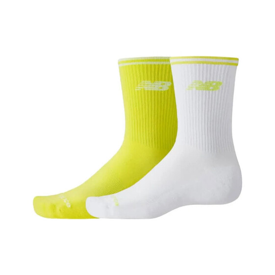 NEW BALANCE Running Stripe Midcalf socks 2 pairs