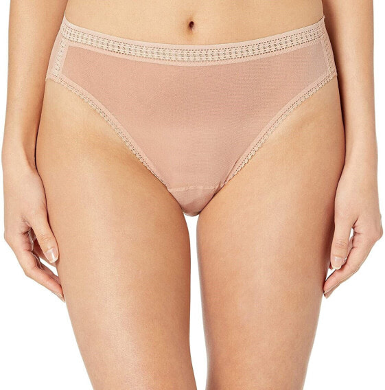 OnGossamer Women's 246850 Gossamer Mesh Hi-Cut Brief Panty Underwear Size L