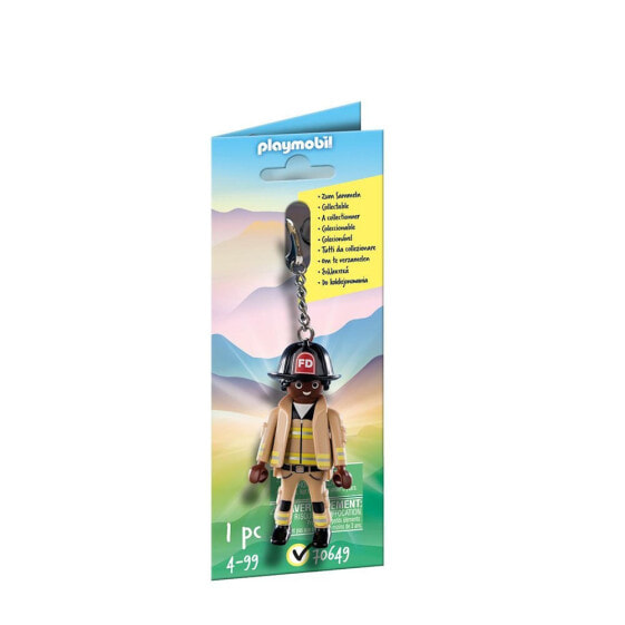 PLAYMOBIL Firefighter City Action Keychain
