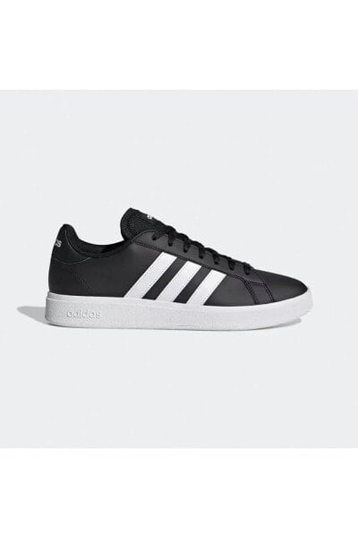 Кроссовки Adidas Grand Court Base 2.0 черно-белые Erkek Sneaker GW9251