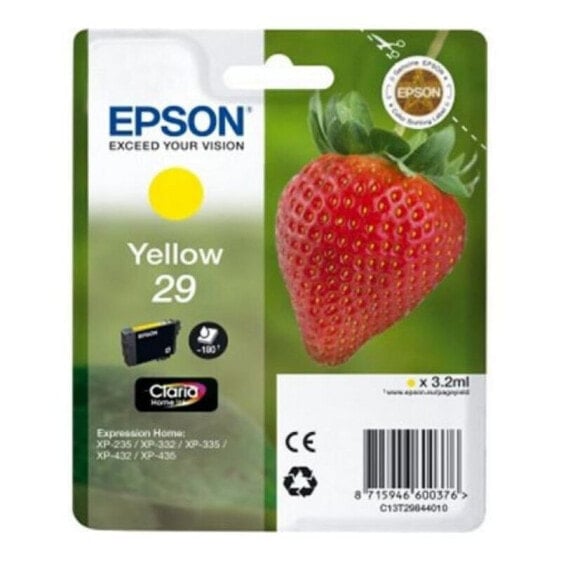 Картридж с Совместимый чернилами Epson C13T29844012 Жёлтый