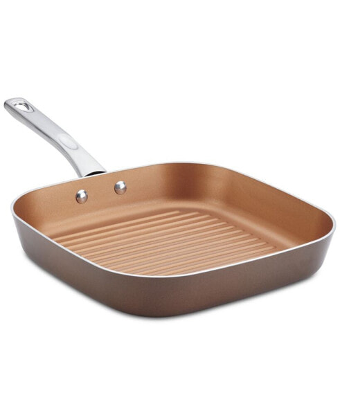 11.25" Porcelain Enamel Deep Square Grill Pan