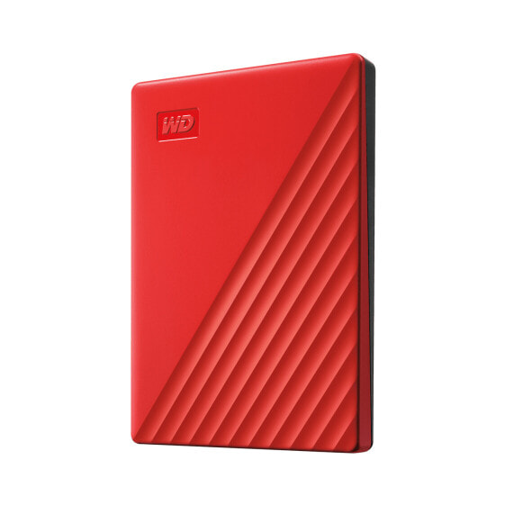 WD My Passport - 4000 GB - 3.2 Gen 1 (3.1 Gen 1) - Red