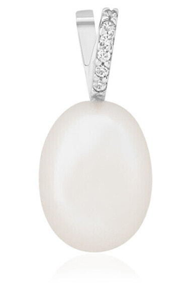 Beautiful white gold pendant with pearl 14/966.351ZIR