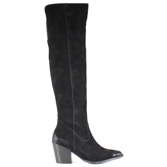 Diba True Cinna Full Pointed Toe Pull On Womens Black Casual Boots 38524-005