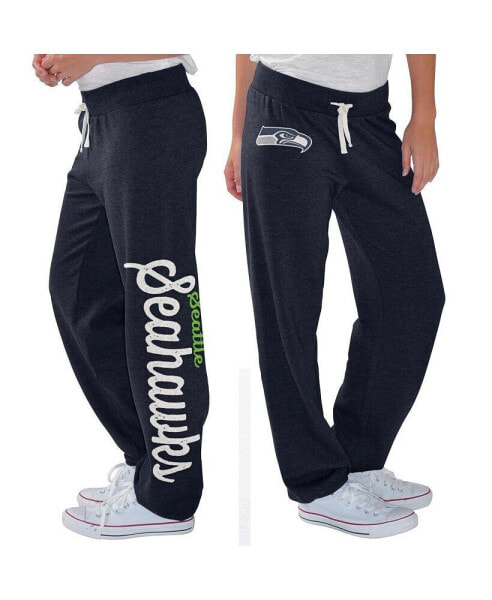 Women's College Navy Seattle Seahawks Scrimmage Fleece Pants