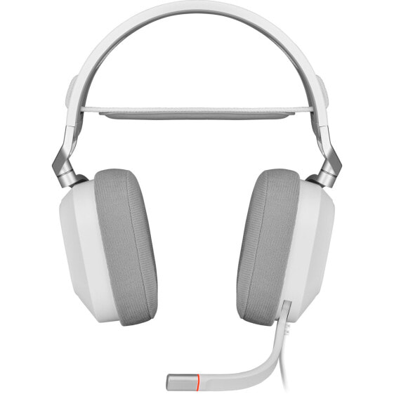 Corsair HS80 RGB USB, Kabelgebunden, Gaming, 20 - 40000 Hz, 373 g, Kopfhörer, Weiß